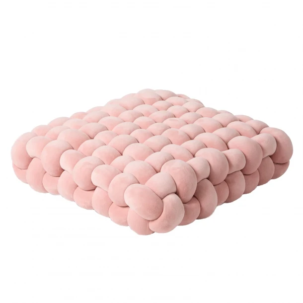 Διακοσμητικό Μαξιλάρι Βελούδινο 40x40x12εκ. Deco 2283 Nude Das Home