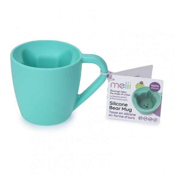 Κούπα Σιλικόνης 145ml Αρκουδάκι Blue Melli MEL13400