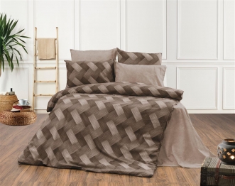 Πάπλωμα Polycotton Μονό 160x240εκ. Αλκμήνη 451 Beige DimCol