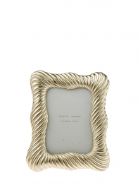 Κορνίζα Polyester Ασημί Με Γραμμές 13x18εκ. Zen Collection 25.21.51519