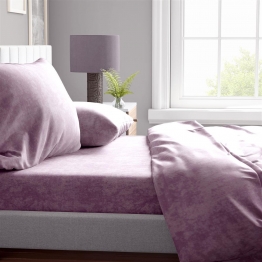 Σετ Σεντόνια 4τμχ Polycotton Υπέρδιπλα 220x240εκ. Shadow 25 Light Purple DimCol