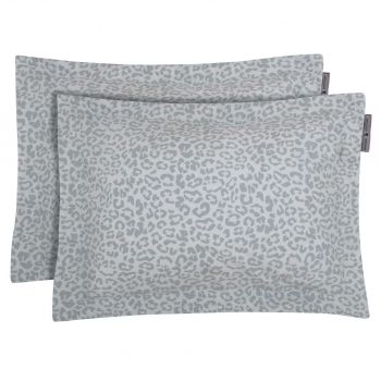 Ζεύγος Μαξιλαροθήκες Polycotton 50x70+5εκ. Loft 2287 Ice Grey Greenwich Polo Club