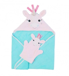 Κάπα Βαμβακερή 77x77εκ. Μονόκερος Zoocchini ZOO11218