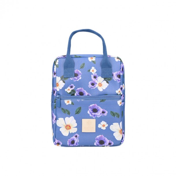 Τσάντα Φαγητού Ισοθερμική PVC Leather Garden Blue Save The Aegean Estia 7lt-20x14x27εκ. 01-22624