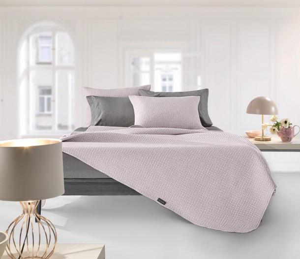 Σετ Κουβερλί Microfiber King 250x240εκ. Idol Sepia Guy Laroche