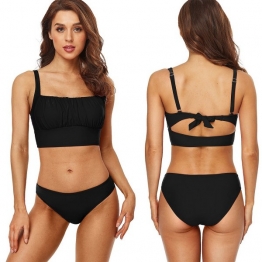 Μαγιό Μπικίνι Surf Top Μαύρο Nylon-Spandex 42-3050