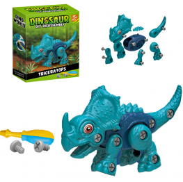 Δεινόσαυρος Triceratops Συναρμολογούμενο Σε Κουτί 16x5,5x20εκ. Toy Markt 71-3254