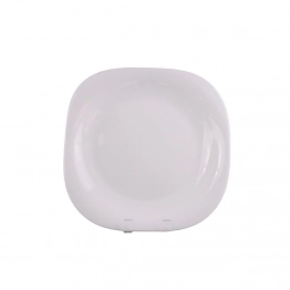 Πιάτο Ρηχό Φαγητού Γυάλινο Λευκό 27εκ. Hudson Eaton ME22000427