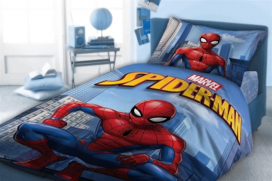 Σετ Σεντόνια 3τμχ Μονά 165x245εκ. Spiderman 813 Digital Print Disney Dimcol