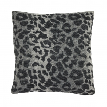 Διακοσμητικό Μαξιλάρι Μάλλινο-Polyester 40x40εκ. Throws 0860 Black Das Home