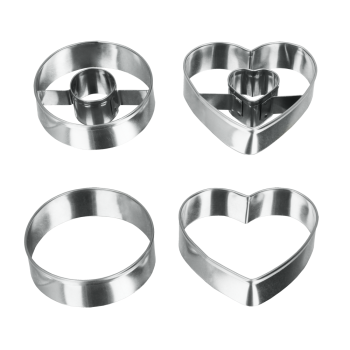 Cut Pat Ανοξείδωτα 4 Σχέδια metaltex