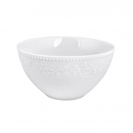 Μπωλ Σερβιρίσματος Πορσελάνης Λευκό Kea Oriana Ferelli 13εκ. PRPW350008