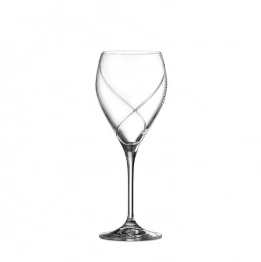 Σετ 6τμχ Ποτήρι Κρασιού Κρυστάλλινο 340ml Lenny 179-2 Capolavoro