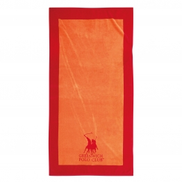 Πετσέτα Θαλάσσης Βαμβακερή 90x180εκ. Essential 3860 Κόκκινη-Κοραλί Greenwich Polo Club