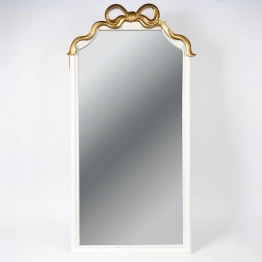 Καθρέπτης Τοίχου Polyresin Λευκός-Χρυσός 61x4x119εκ. ESTHETI 811-10002