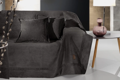 Ριχτάρι Πολυθρόνας Suede Microfiber Rubicon Bitter 170x150εκ. Guy Laroche