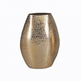 Βάζο Μεταλλικό Χρυσό Art Et Lumiere 24x10x31εκ. 12005