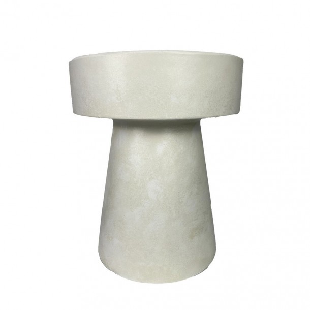 Σκαμπώ Κεραμικό Κρεμ ESPIEL 38x38x46εκ. MAH118