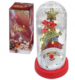 Χριστουγεννιάτικη Γυάλα Με 20 Led 11x22εκ. Xmas fest 93-3952