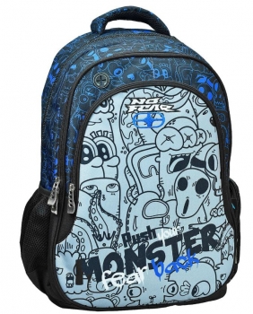 Τσάντα Πλάτης Ανατομική Monster 30x28x48εκ. No Fear 50-3494