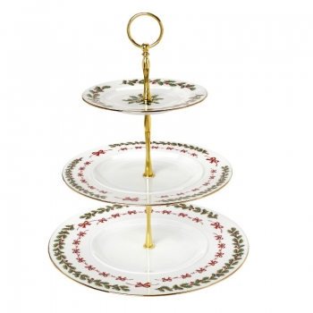 Χριστουγεννιάτικη Ορντερβιέρα 3 Όροφη Πορσελάνης Noel CRYSPO TRIO 06.243.74
