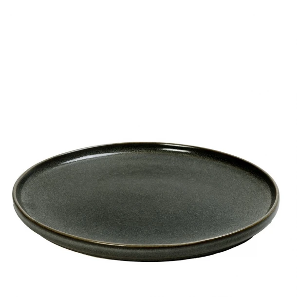 Πιάτο Ρηχό Φαγητού Stoneware Γκρι-Πράσινο ESPIEL Noah Nordic 28x28x2,5εκ. TAP206K4