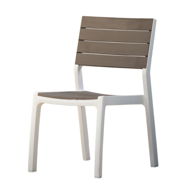 Καρέκλα Εξωτερικού Χώρου Harmony-Κ White/Light Grey