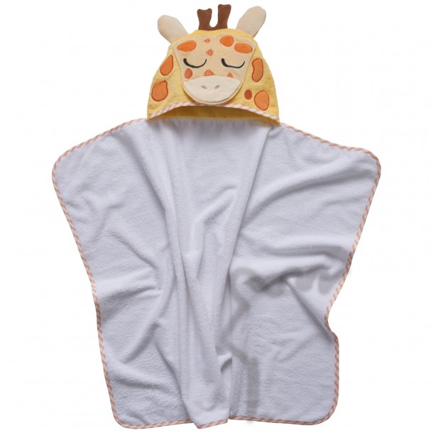 Κάπα Bebe Βαμβακερή 70x90εκ. Smile 4891 Λευκή-Κίτρινη Das Baby