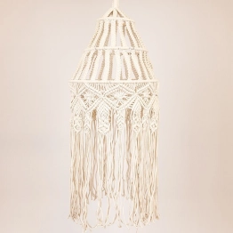 Φωτιστικό Οροφής Μακραμέ Μπεζ 35x100εκ. ESTHETI 814-15001