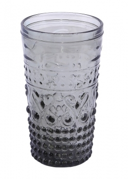 Ποτήρι Νερού Σετ 6τμχ ESPIEL Ανάγλυφο 550ml HOC1009