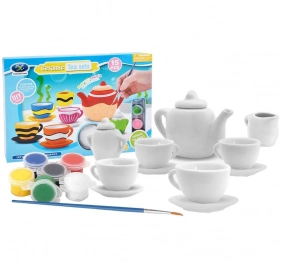 Κεραμικό Σετ Τσαγιού Χρωματισμού 15τμχ Σε Κουτί 29x5x20εκ. Toy Markt 77-1297