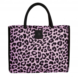 Τσάντα Θαλάσσης Polyester 46x36εκ. Essential 4037 Μαύρη-Ροζ Greenwich Polo Club