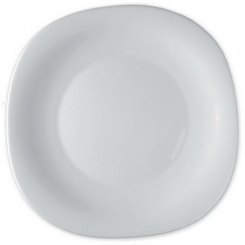 Πιάτο Ρηχό Φαγητού Γυάλινο Λευκό 27x2εκ. Parma Bormioli Rocco BR00498860