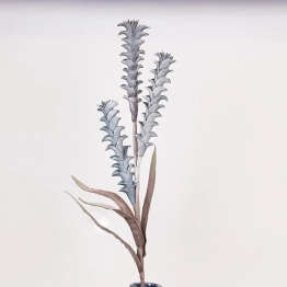 Κλαδί Με Αλοΐδες Foam 30x105εκ. Γαλάζιο ESTHETI 816-20046