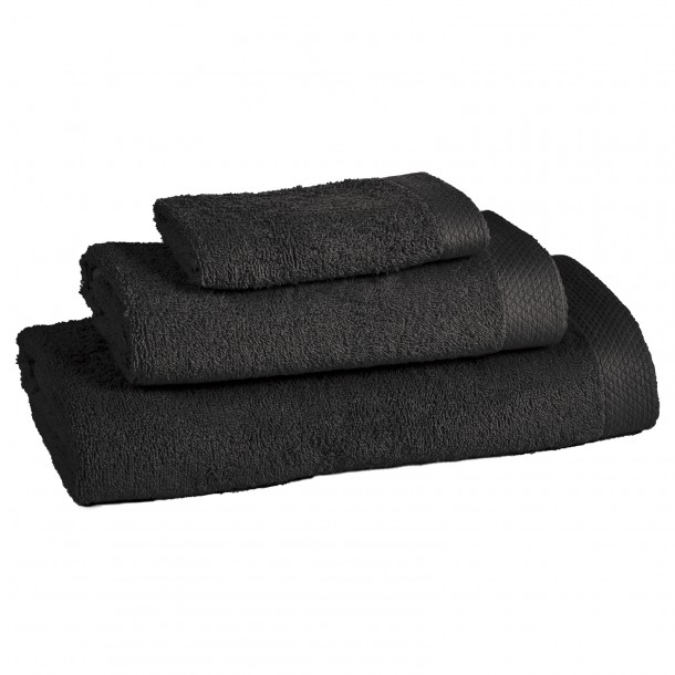 Πετσέτα Βαμβακερή Προσώπου 50x90εκ. Soft Casual 5910 Μαύρη Das Home