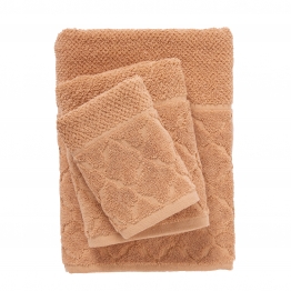 Σετ Πετσέτες 3τμχ Polycotton Best 0793 Σομόν Das Home