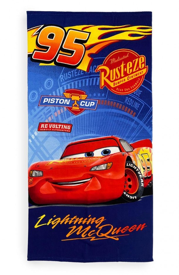 Πετσέτα Θαλάσσης Παιδική Microfiber 70x140εκ. Cars 38 Blue Disney DimCol