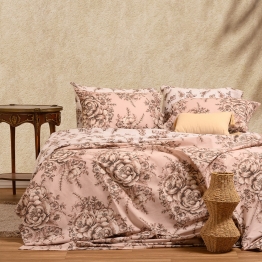 Σετ Σεντόνια Βαμβακερά King Size 260x270εκ. Zane Beige Ultra Line Melinen 20003440