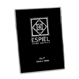Κορνίζα Μεταλλική Ασημί ESPIEL 20x25εκ. FAM755