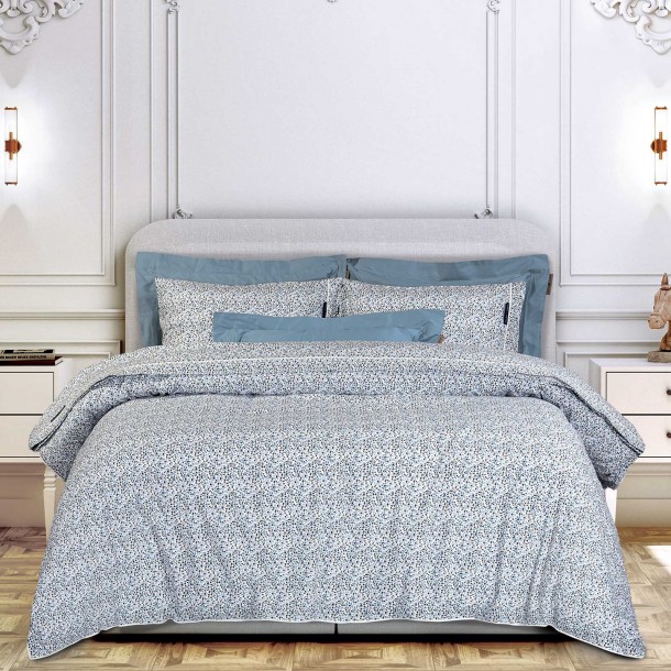 Σετ Σεντόνια Βαμβακερά King 260x280εκ. Essential 2360 Blue-White Greenwich Polo Club