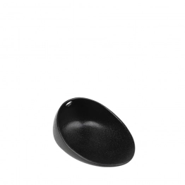 Πιατάκι Scoop Stoneware Μαύρο Lava 15x12x8εκ. ESPIEL NOL133K6