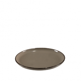 Πιάτο Φρούτου Stoneware Tuscany Brown ESPIEL 22x2εκ. ATA160K6