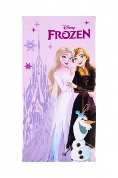 Πετσέτα Θαλάσσης Παιδική Microfiber 70x140εκ. Frozen 88 Pink Disney DimCol