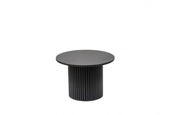 Τραπεζάκι Στρογγυλό Μαύρο 50x35εκ. Zen Collection 24.13.50253