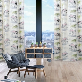 Κουρτίνα Polyester 140x280εκ. Curtain Line 2063 Das Home