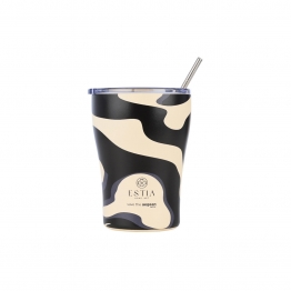 Θερμός-Ποτήρι Ανοξείδωτο Coffee Bold Drift Coast Save The Aegean 350ml-9x13εκ. Estia 01-31794