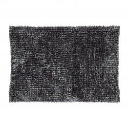 Ταπέτο Μπάνιου Αντιολισθητικό Chenille 60x90εκ. Bathmats 0779 Ανθρακί Das Home