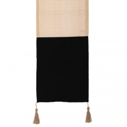 Runner Υφασμάτινο Μαύρο-Κρεμ 32x150εκ. iliadis 91739