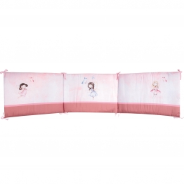 Πάντα Κούνιας Microfiber 45x195εκ. Essential Baby 8849 Ροζ-Dusty Rose Greenwich Polo Club