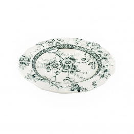 Πιάτο Βαθύ Stoneware Λευκό-Πράσινο Tif-Green Oriana Ferelli 24εκ. PS00320224